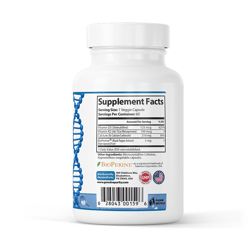 Supplement facts packshot